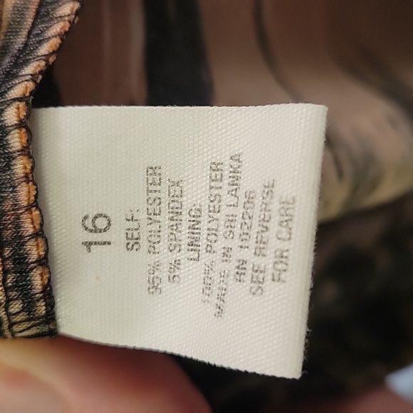 Animal Print Maxi Dress Roz & Ali 16 - Picture 6 of 6